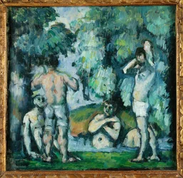 Os cinco banhistas (óleo sobre tela)