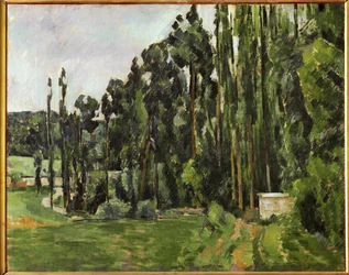 Os choupos (óleo sobre tela)