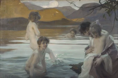 Primeiro Banho, ca. 1907 (óleo sobre tela)