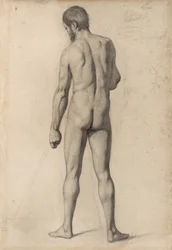 Nu académico, visto de costas, 1862