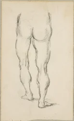 Depois de Luca Signorelli: estudo das pernas, c.1883-86