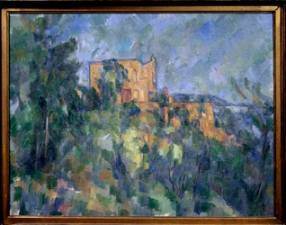 Pintura do castelo negro