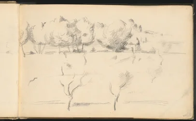 Paisagem com árvores