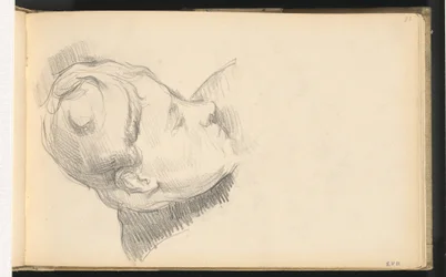 Madame Cézanne com a cabeça baixa