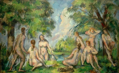 P. Cézanne, Banhistas