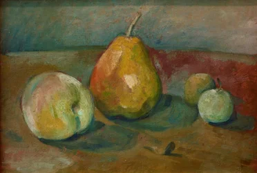 P. Cézanne, Natureza-morta com peras e ...