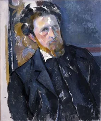 Retrato de Joachim Gasquet (1873-1921) - Paul Cezanne (1839-1906). Óleo sobre tela, ca. 1896. Galeria Nacional, Praga