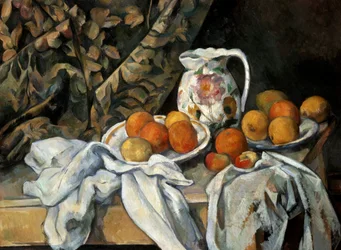 Ainda vida com cortinas, c1895