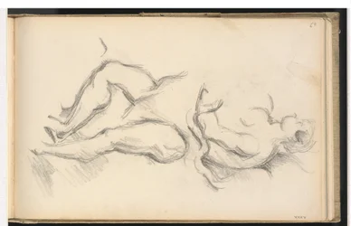 Estudo da Figura Alegórica do Gênio da Saúde de Rubens "O Nascimento de Luís XIII em Fontainbleau"