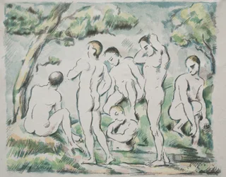 Os banhistas, 1897.