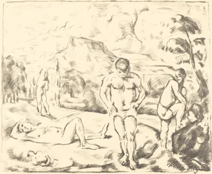 O Grande Prato dos Banhistas, 1896-1897.