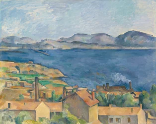 A Baía de Marselha, vista de L