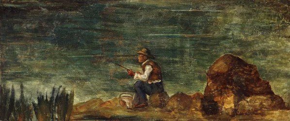 O pescador na rocha; Le Pecheur au Rocher, 1862-1864