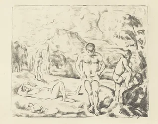 Os grandes banhistas, 1896-97