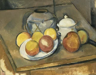 Vaso, Açucareiro e Maçãs