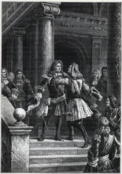 Tratado de Rastatt - Príncipe Eugene de Savoy e Marechal de Villars (comandantes de forças contrárias na Guerra de Sucessão Espanhola) - Guerra de sucessão da Espanha (1701 a 1714) - Tratado de Rastatt - Reunião de Marechal de Villars e Eugene de Savoie