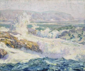 Seascape (óleo sobre tela)
