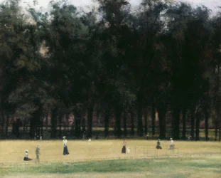Kensington Gardens (óleo sobre tela)