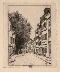 Seis gravuras: Notre Dame, Pontoise