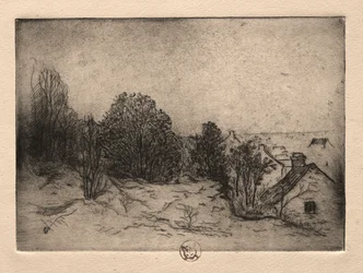 Seis gravuras: Vesnots, Auvers on the Oise, 1895.