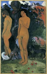 Adão e Eva (Adam et Eve) - Paul Eugene Henri Gauguin (1848-1903). Óleo sobre tela