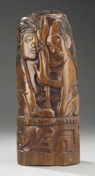 Hina e Fatu, c.1892 (madeira de tamanduá)