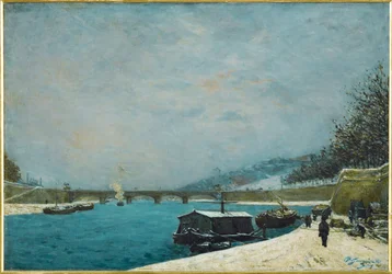 O Sena na Ponte de Jena (pintura sobre tela)