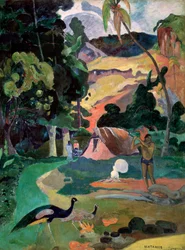 Morte de Matamoe. Paisagem com pavões, 1892