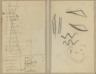 "Neige" (Neve); Itinerário [reto]