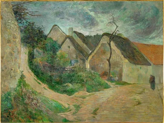 Osny, chemin montant (óleo sobre tela)