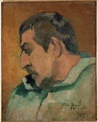 Paul Gauuin, autorretrato (óleo sobre tela)