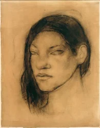 Retrato de uma mulher do Taiti
