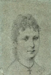 Retrato de Mette-Sophie Gad, c. 1873