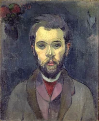 Retrato de William Molard (1862 - 1936), compositor sueco, cerca de 1893-94