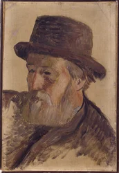 Retrato de um homem, c.1880 (óleo sobre tela)