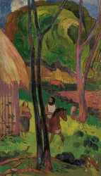 Cavaleiros em frente à cabana (Cavalier devant la case). 1902