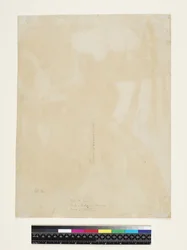 Te Faruru (verso) 1894 (monótipo, aquarela e guache sobre papel japonês)
