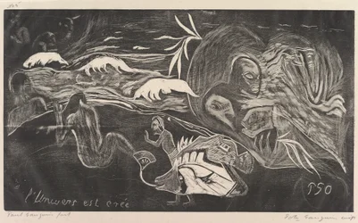 O universo é criado O universo é criado, da fragrância Noa Noa, 1893-94.