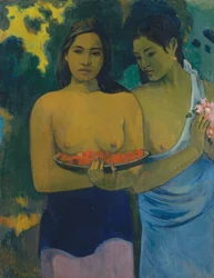 Duas mulheres taitianas