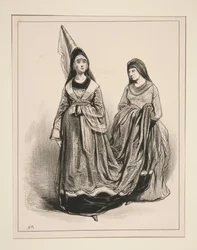 1400. Damas de Paris.
