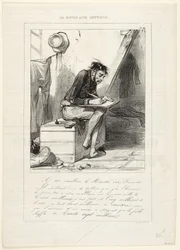 N.º 30 da série: «La Boîte aux lettres» de Le Charivari