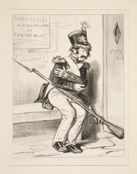 Achille Coqueron, caçador voluntário do 2º, sonha que