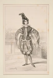 TRAJE DA SRA. LA MARQUISE DE L..