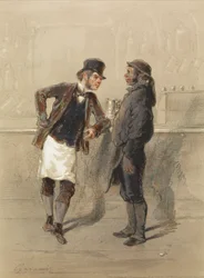 Carroceiro e carregador de carvão