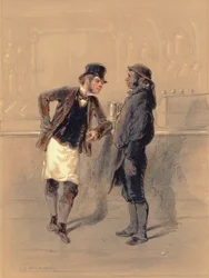 Car Man e Coal Heaver, 1848 (wc, grafite, lápis e bodycolour no papel)