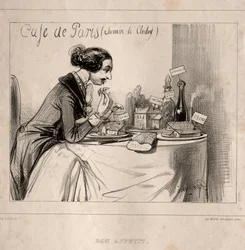 Esboço Fantástico: Bon Appetit, 1839.