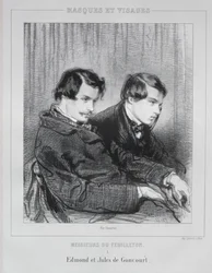 Edmond e Jules de Goncourt, 1853.