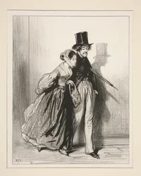 Eugène e a sua pequena.