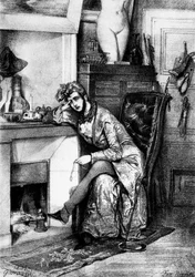 Far niente desenho de Gavarni