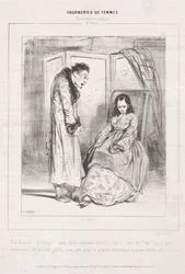 Fourberies de Femmes: Em questões de sentimento, 1842.